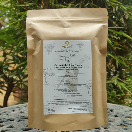 Ceremonial Cacao with Medicinal Mushrooms. 500 gm